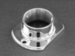 316 Base Plate - Oblong with 2 holes / Flange to fit over 50.8mm round post