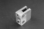 2205 Glass Clamp Small Square Wide - to fit square post (for 6, 8 and 10mm glass)