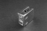 2205 Glass Clamp Small Square Wide - to fit square post (for 6, 8 and 10mm glass)