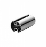 316 Double Slotted Tube  - 50.8mm Round. 800 grit Mirror. 6 mtr lengths with slot size 15x15mm