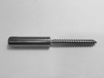 Swageless terminal - Quickloc lag screw. For 3.2mm wire rope against a timber pole. $7.10/each
