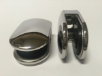 2205 D-Clamp profiled for 10  and 12mm glass for square post. Mirror